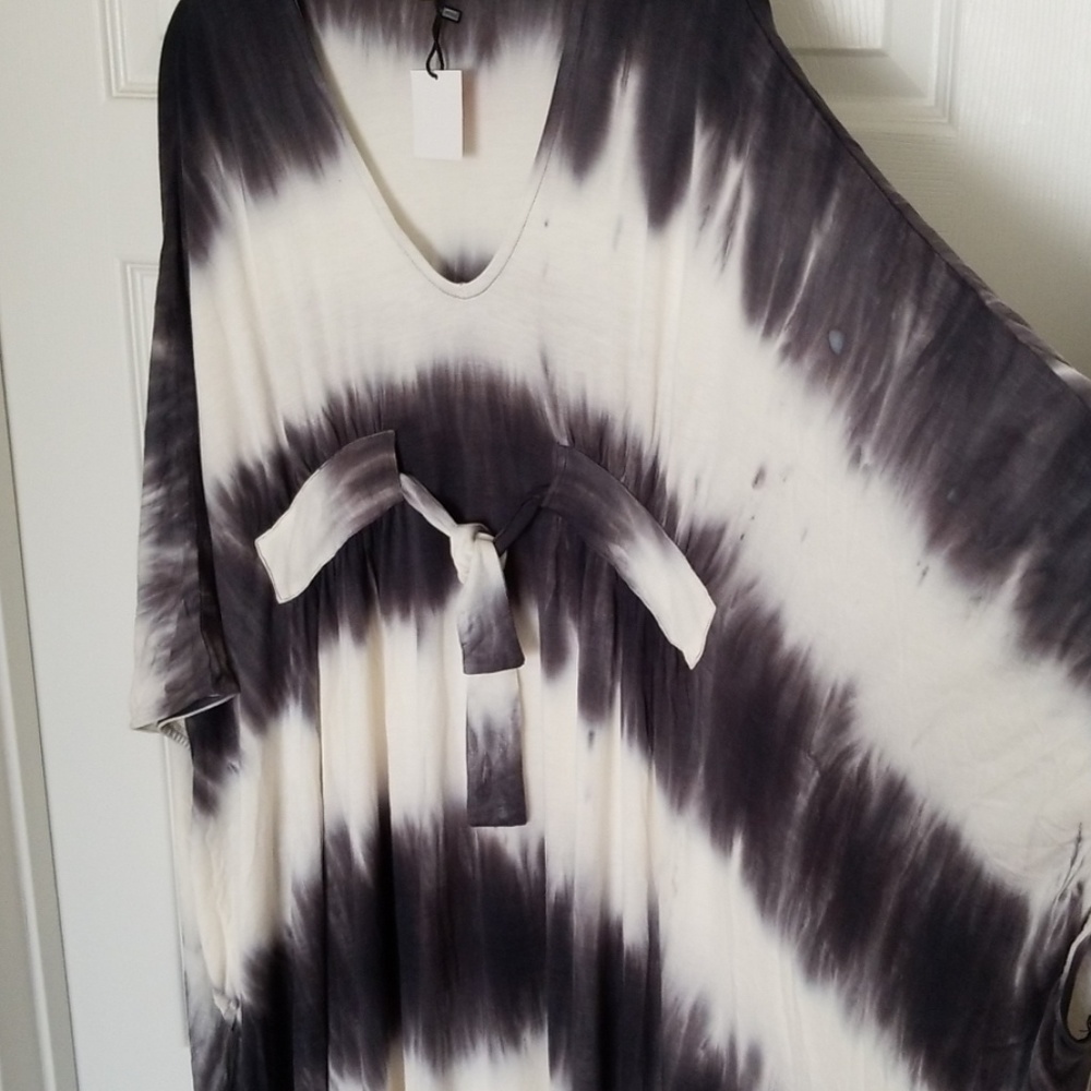 ⚠️LAST 1⚠️Kaftan Tie Dye Boho Maxi Dress - Picture 6 of 7